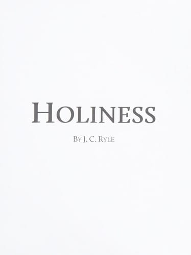 Holiness