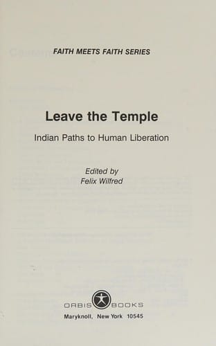 Leave the temple