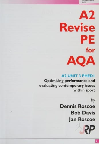 A2 Revise Sport and PE for AQA