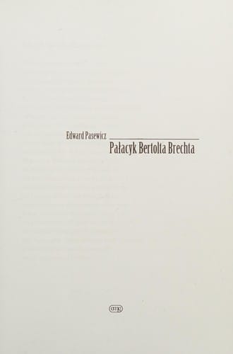 Pałacyk Bertolta Brechta
