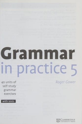 Grammar in practice 5