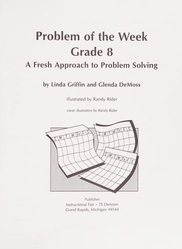 Problem of the Week, Grade 8