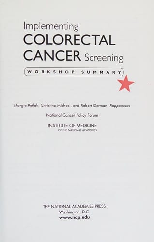 Implementing colorectal cancer screening