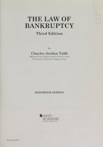 The law of bankruptcy