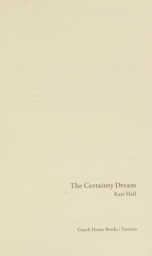 The certainty dream