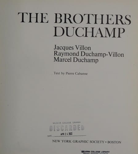 The brothers Duchamp