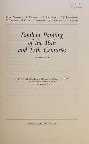 Emilian painting of the 16th and 17th centuries