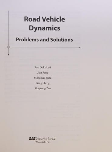 Road vehicle dynamics