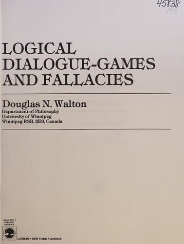 Logical dialogue-games and fallacies