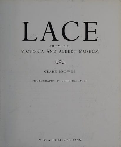 Lace from the Victoria and Albert museum
