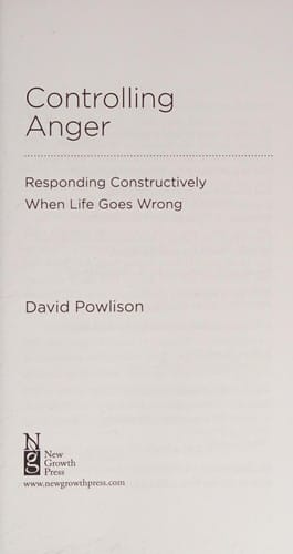 Controlling anger God's way