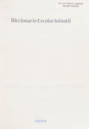 Diccionario escolar infantil