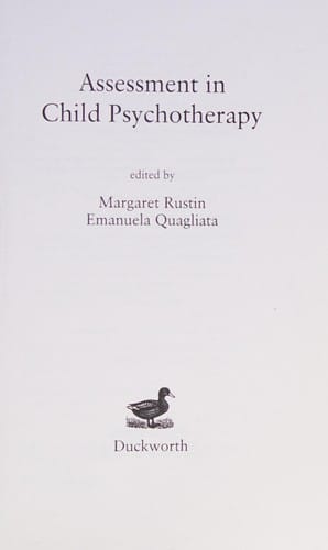 Assessment in child psychotherapy