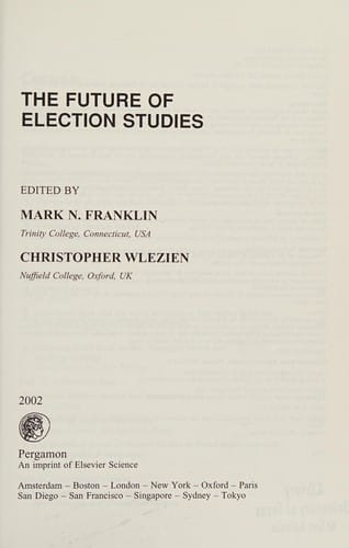 The future of election studies