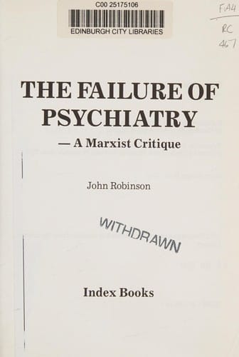 The failure of psychiatry
