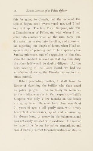 Reminiscences of a police officer inthe granite city, thirty years since