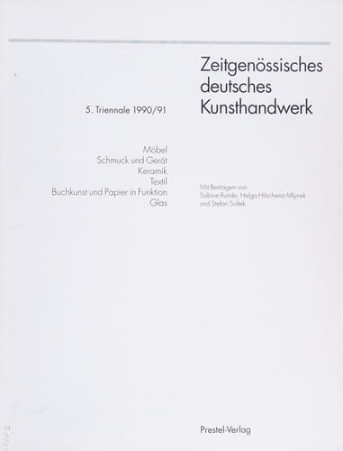 Zeitgenössisches deutsches Kunsthandwerk