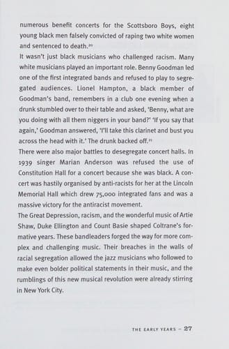 JOHN COLTRANE: JAZZ, RACISM AND RESISTANCE