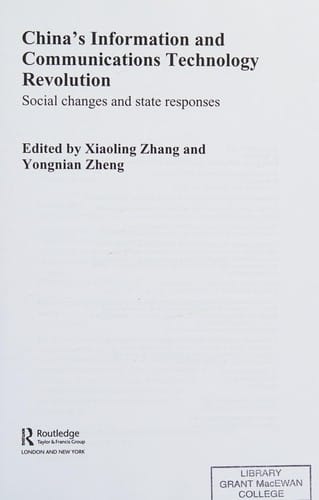 China's information and communications technology revolution