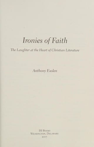 Ironies of faith