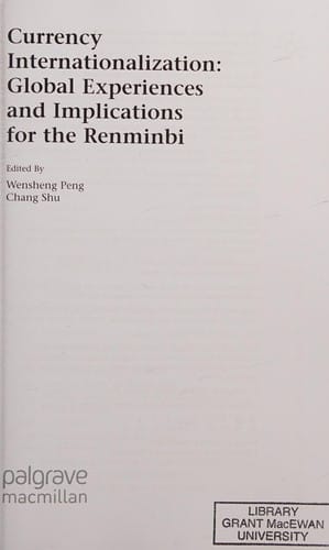 Currency internationalization