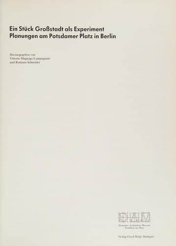 Ein Stück Grossstadt als Experiment