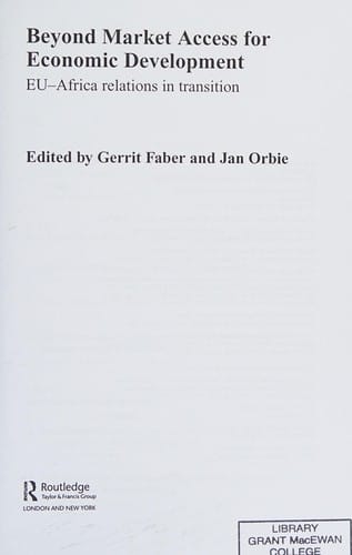 Beyond market access for economic development