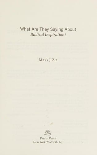 What are they saying about biblical inspiration?