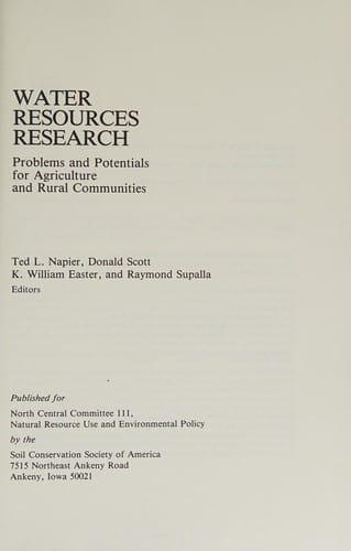 Water resources research