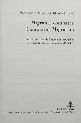 Migrance comparée