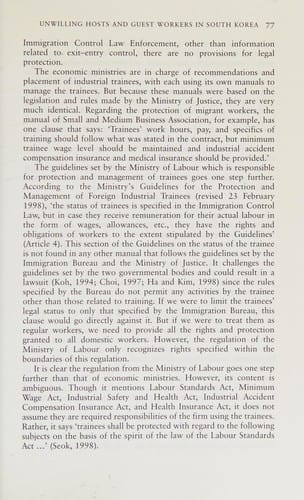 Migrant workers in Pacific Asia