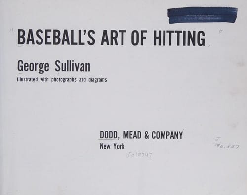 Baseball's art of hitting