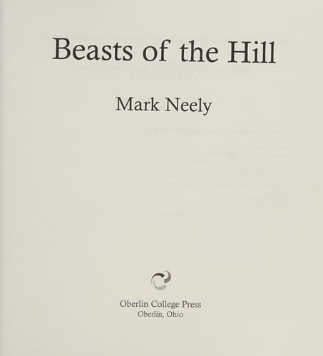 Beasts of the hill