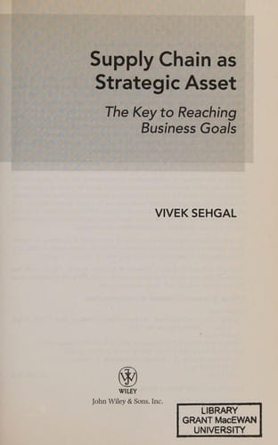 Supply chain as strategic asset