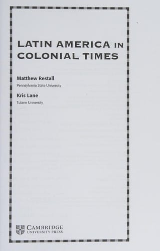 Latin America in colonial times