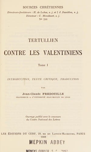 Contre les valentiniens