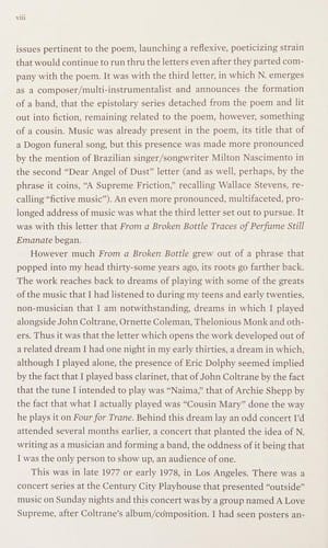 From a broken bottle traces of perfume still emanate