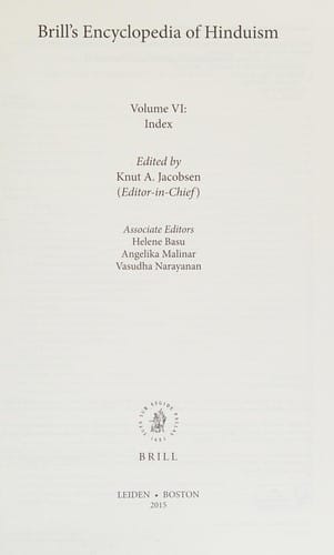 Brill's encyclopedia of Hinduism
