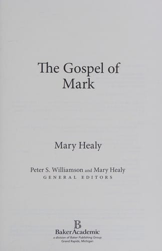 The Gospel of Mark