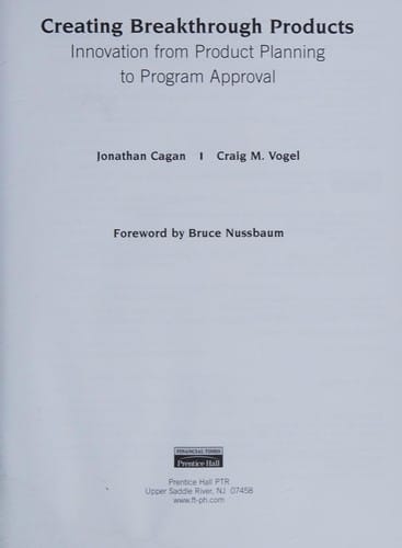 Creating breakthrough products