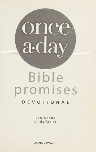 Once-a-day Bible promises devotional