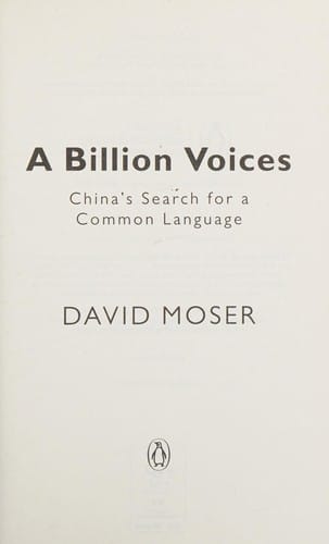 A billion voices