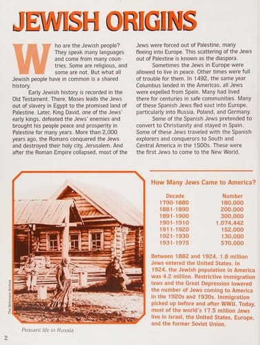 Amercan origins: tracing our Jewish roots