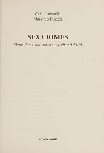Sex crimes