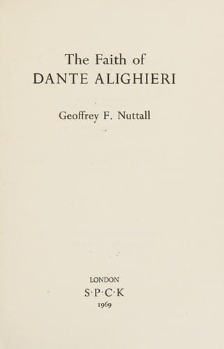 The faith of Dante Alighieri