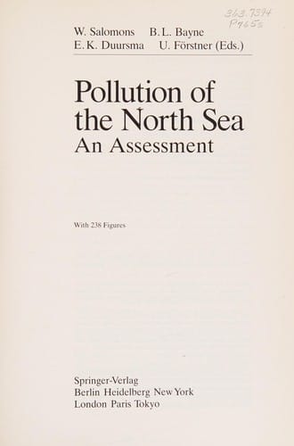Pollution of the North Sea