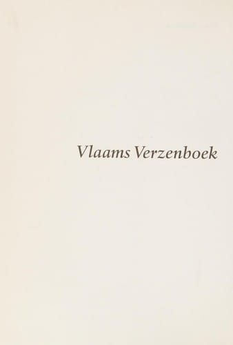 Vlaams verzenboek