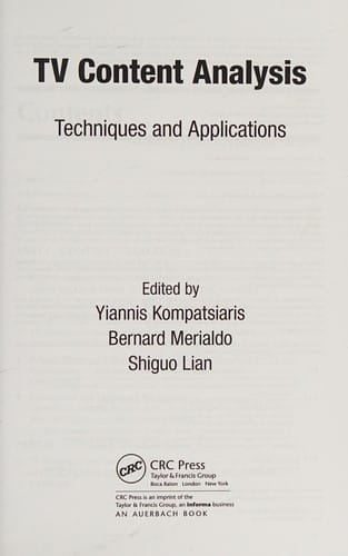 TV content analysis