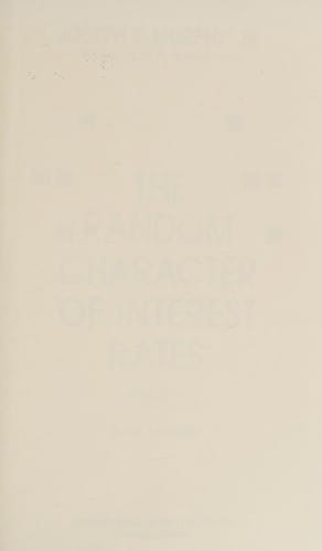 The random character of interest rates