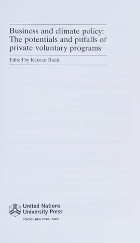 Business and climate policy